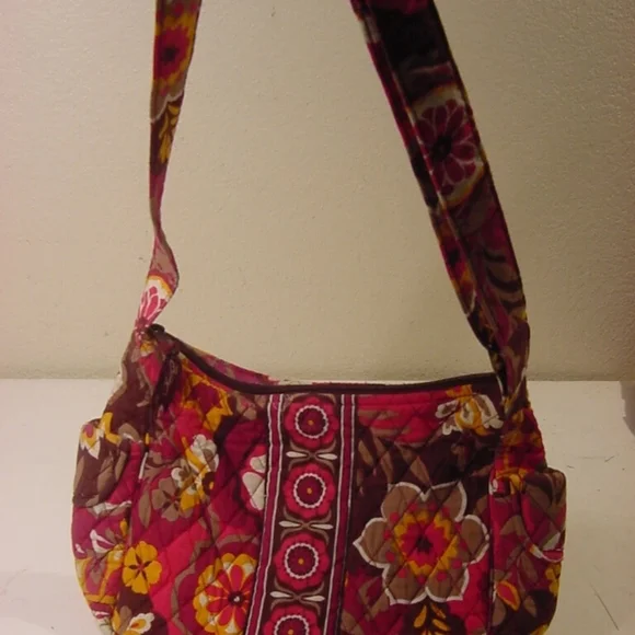 Vera Bradley Vibrant Floral Quilted Tote Bag EUC - Picture 4 of 4
